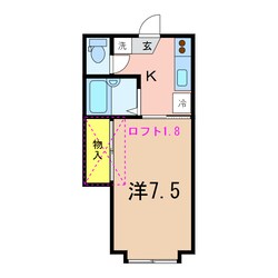 第６レジデンスの物件間取画像